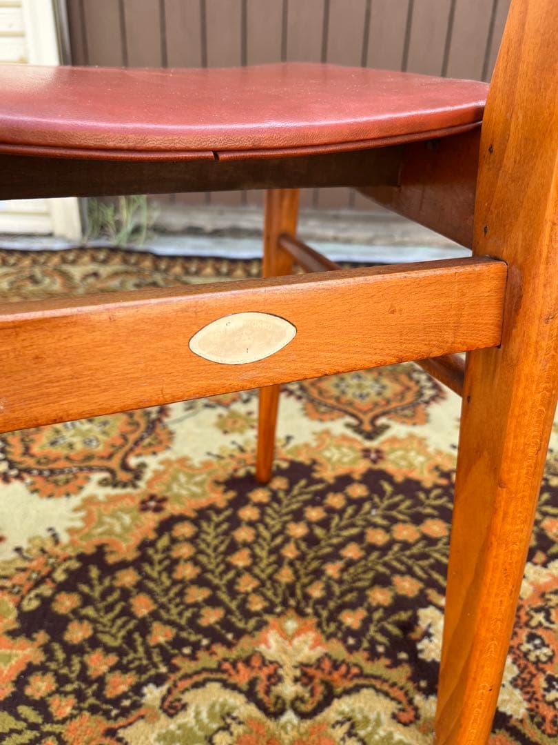 Nath＊秋田木工 椅子 ダイニングチェア 少々グラ付きあり セット