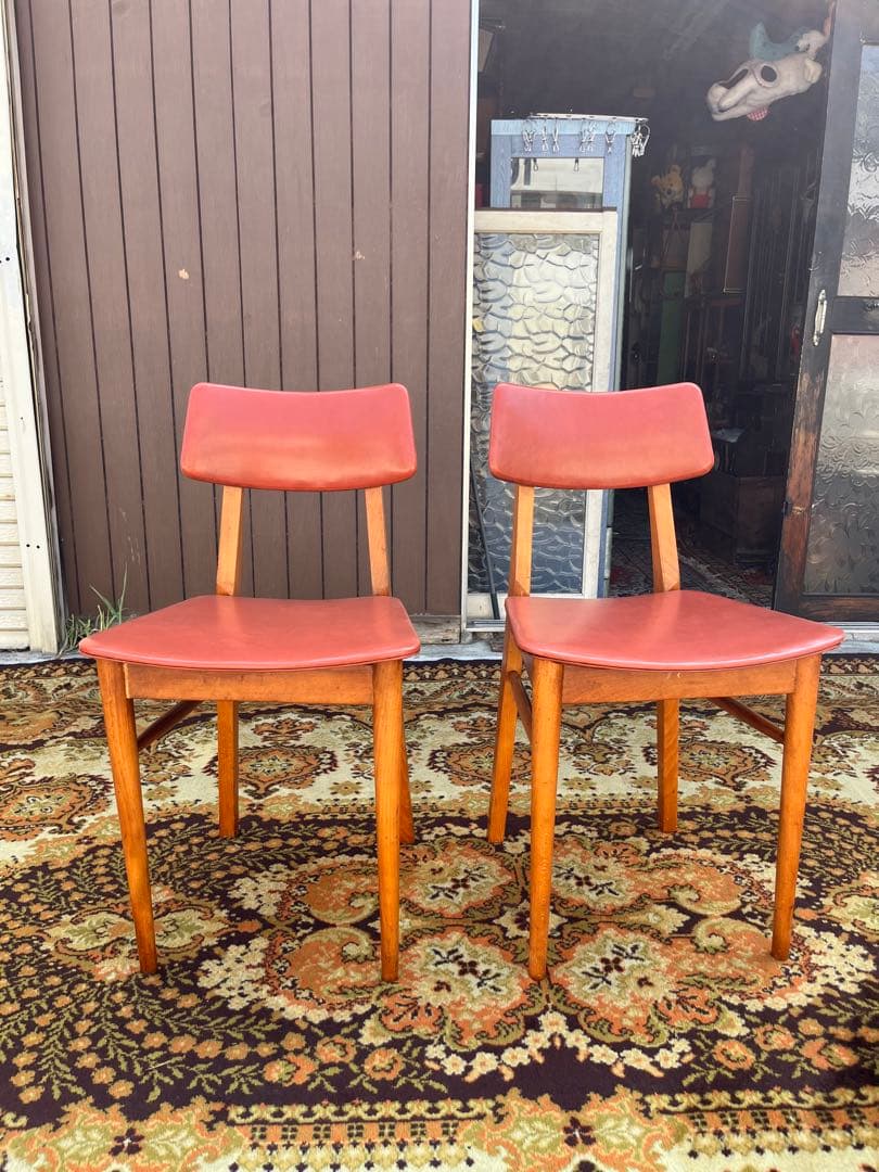 Nath＊秋田木工 椅子 ダイニングチェア 少々グラ付きあり セット