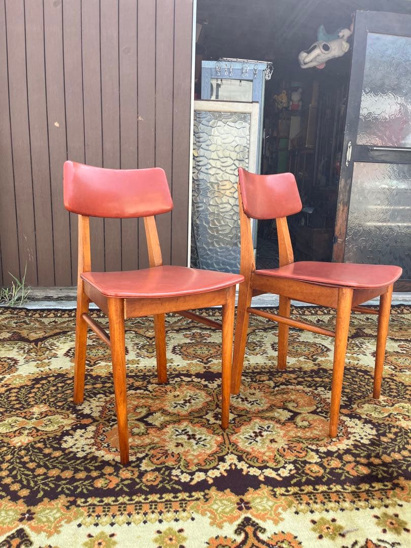 Nath＊秋田木工 椅子 ダイニングチェア 少々グラ付きあり セット