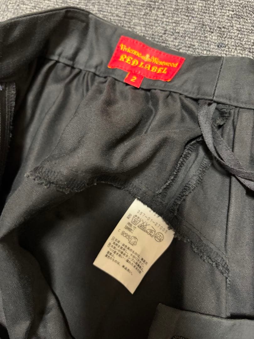 ヴィヴィアンウエストウッドレッドレーベル　変形　ミニ　スカート