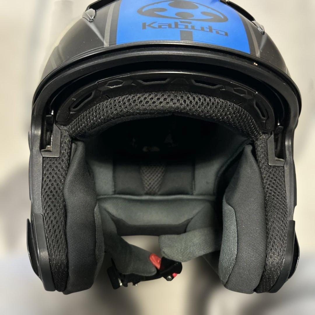 2023年OGK KABUTO EXCEED DELIE ブラックブルー　S