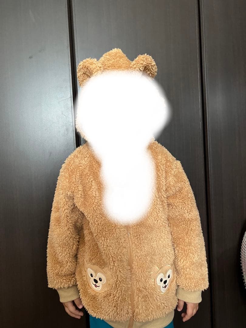 ダッフィー 香港 ディズニー キッズ パーカー　ブルゾン　ジャケット　Duffy