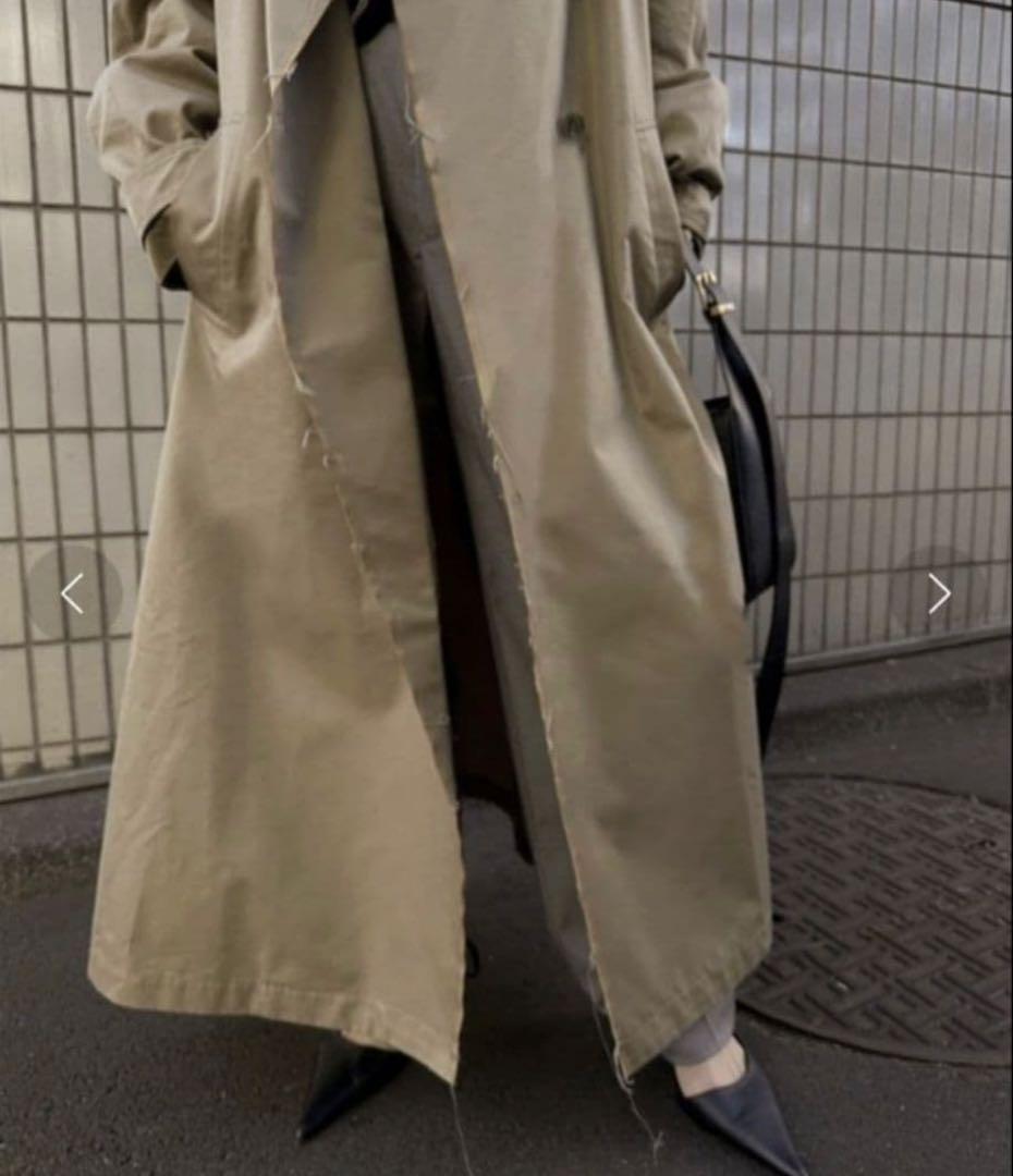 ジャケット・アウター Ameri CUT OFF CHAMBRAY TRENCH COAT