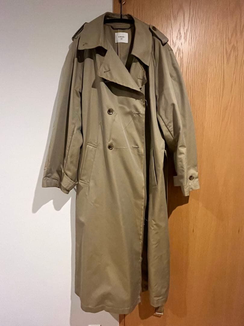 ジャケット・アウター Ameri CUT OFF CHAMBRAY TRENCH COAT