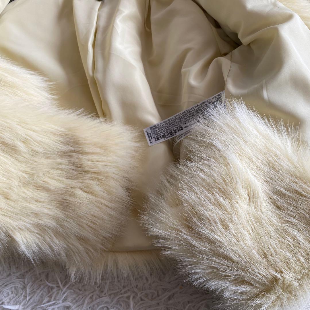 zara ファーコート　ショートコート