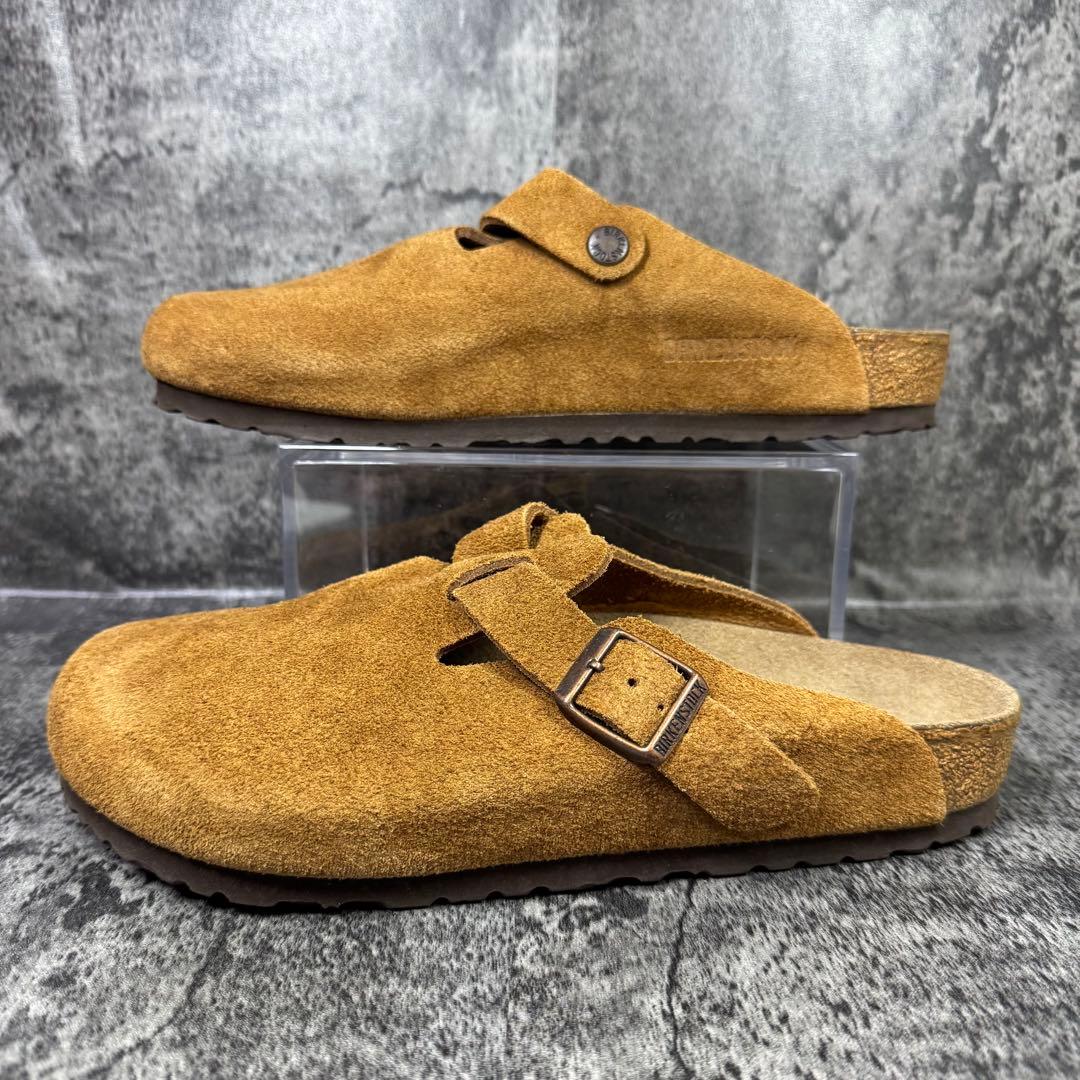 【試着程度】ビルケンシュトック ボストン サボサンダル ミンク 25cm