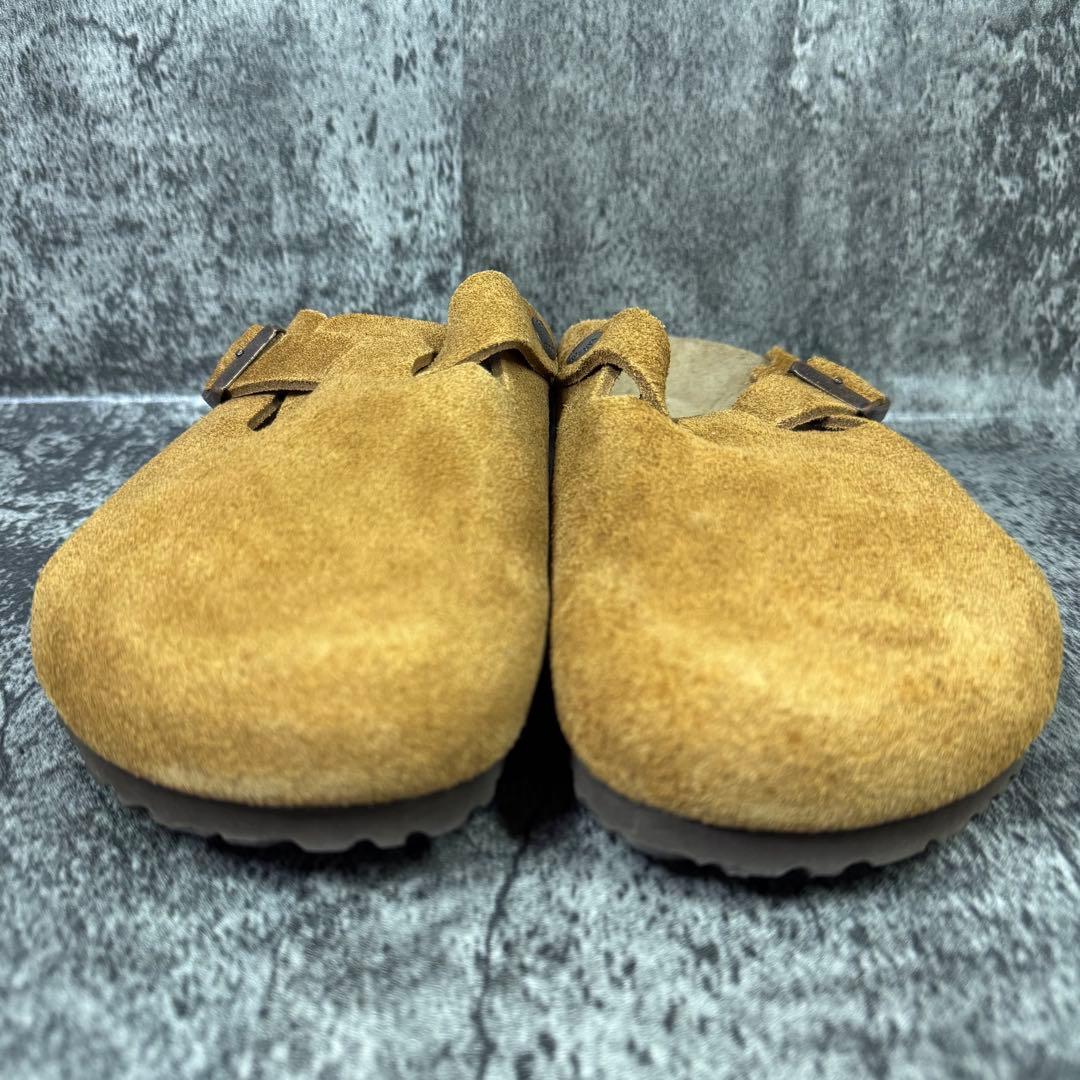 【試着程度】ビルケンシュトック ボストン サボサンダル ミンク 25cm