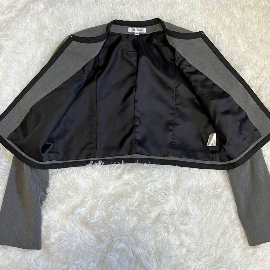 美品　arisana フォーマルスーツ　160cm グレー　卒業式　セレモニー