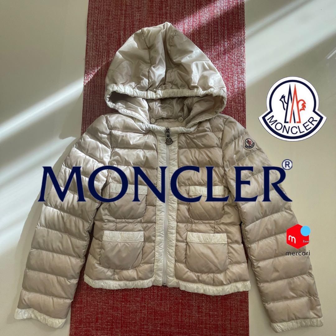 極美品　MONCLERモンクレール　キッズダウンジャケット112cm 本物確認済