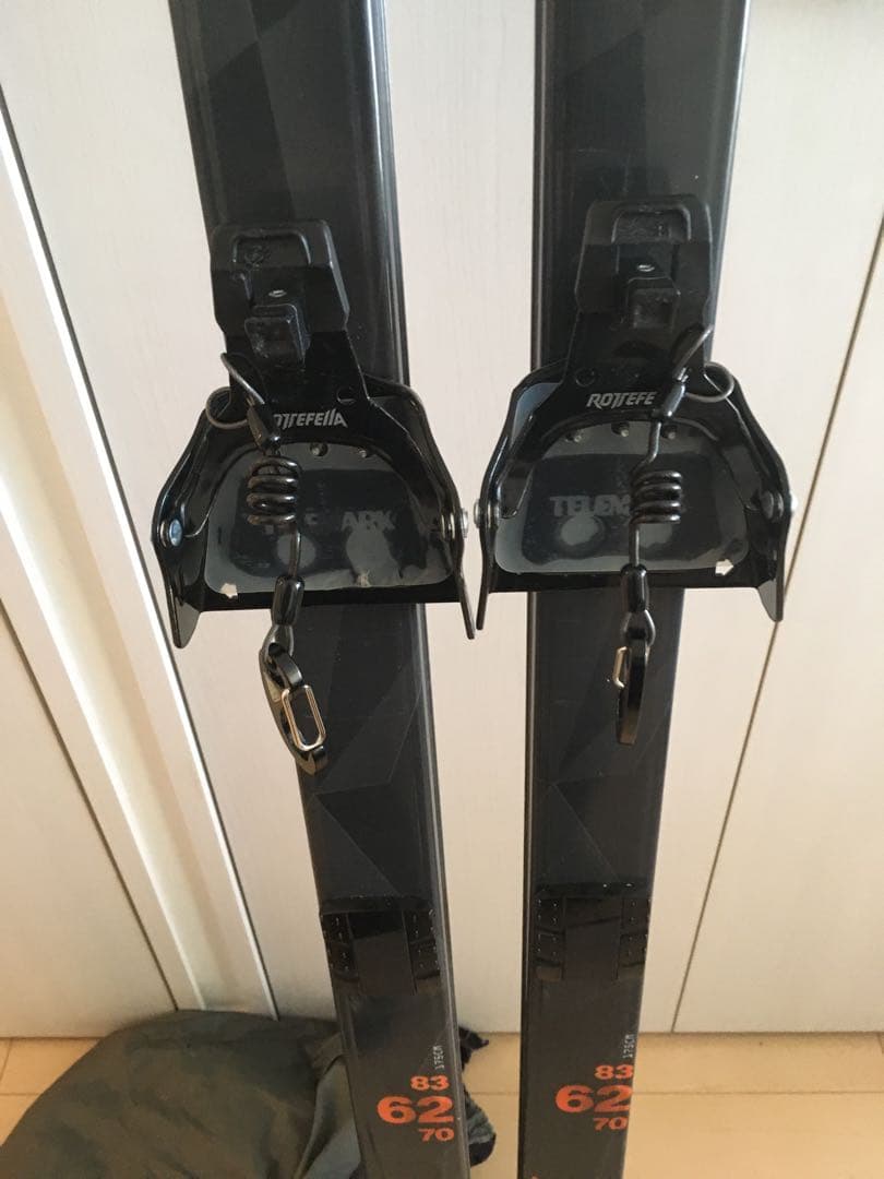 テレマークスキーMadshus パノラマM62 フラットソール 3ピン スキン付