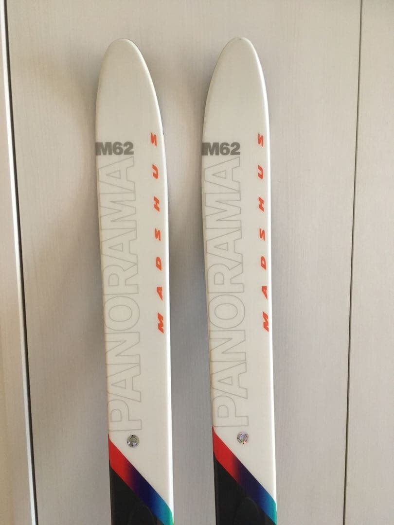 テレマークスキーMadshus パノラマM62 フラットソール 3ピン スキン付
