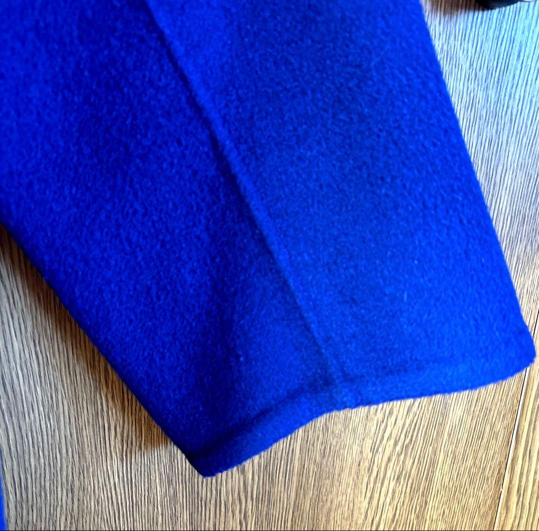 ◆Vince ロイヤルブルー チェスターコート ウールコート シングルボタン Ｍ