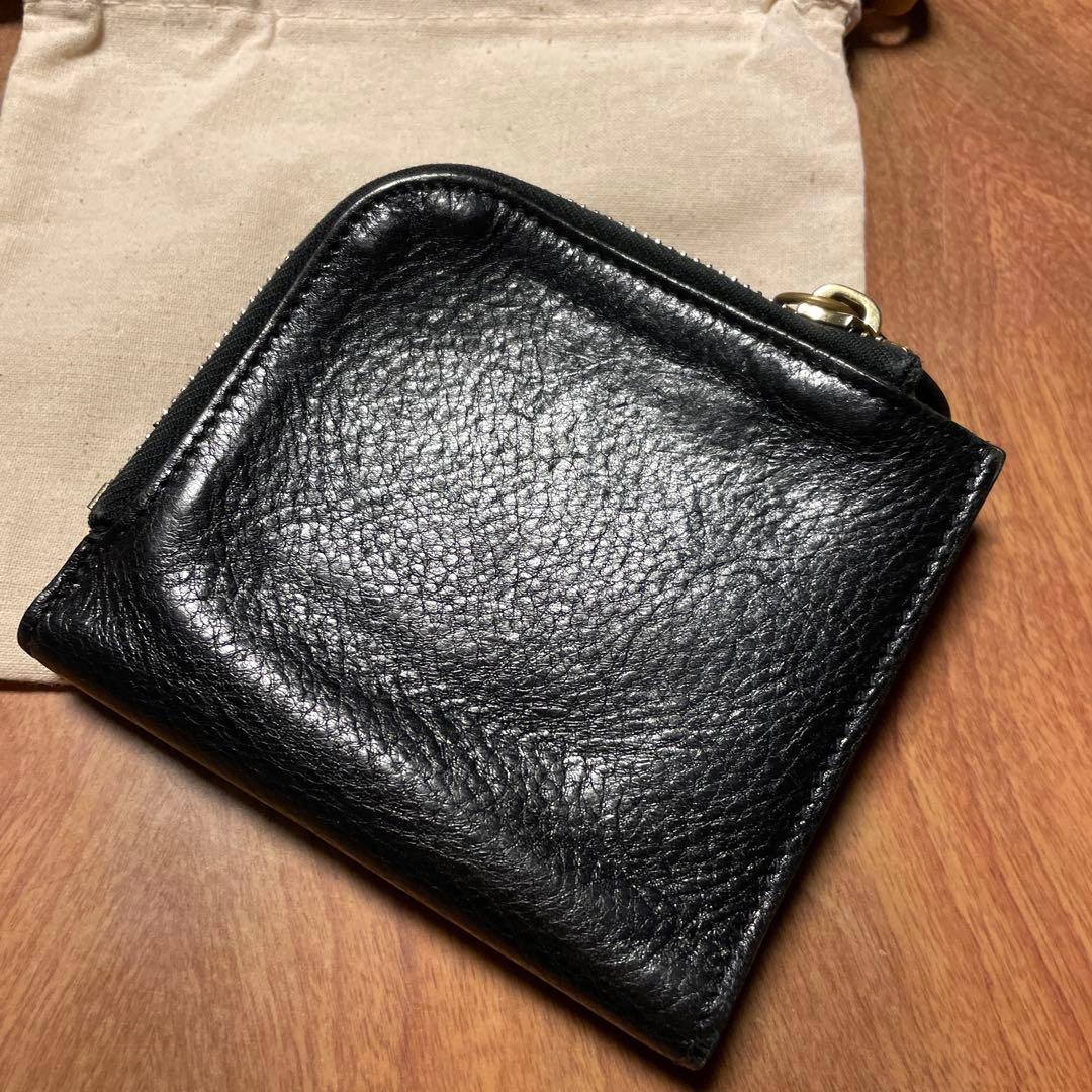 ILBISONTE イルビゾンテ ミニ財布 二つ折り財布　ブラック