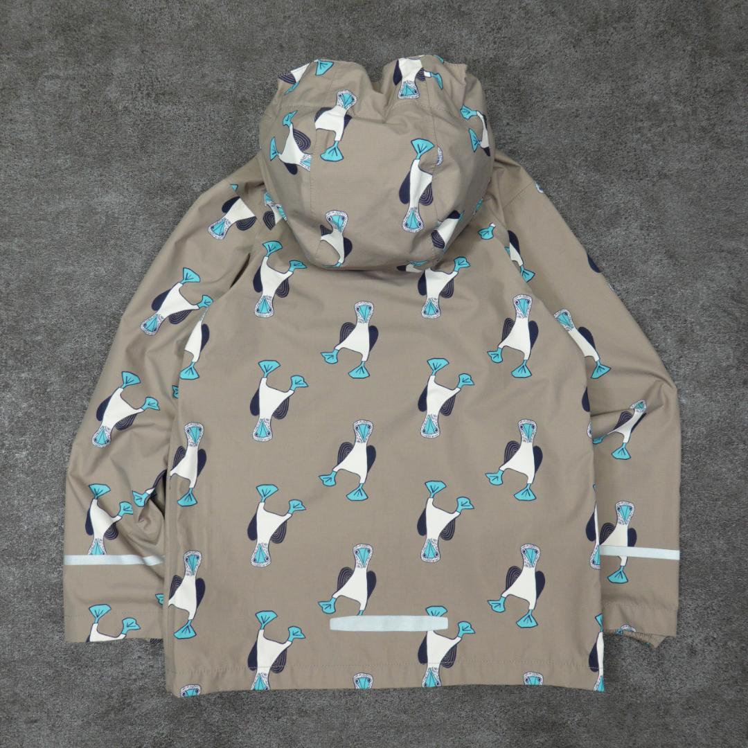 patagonia ベビー トレントシェル3Lジャケット 5T ペンギン 総柄