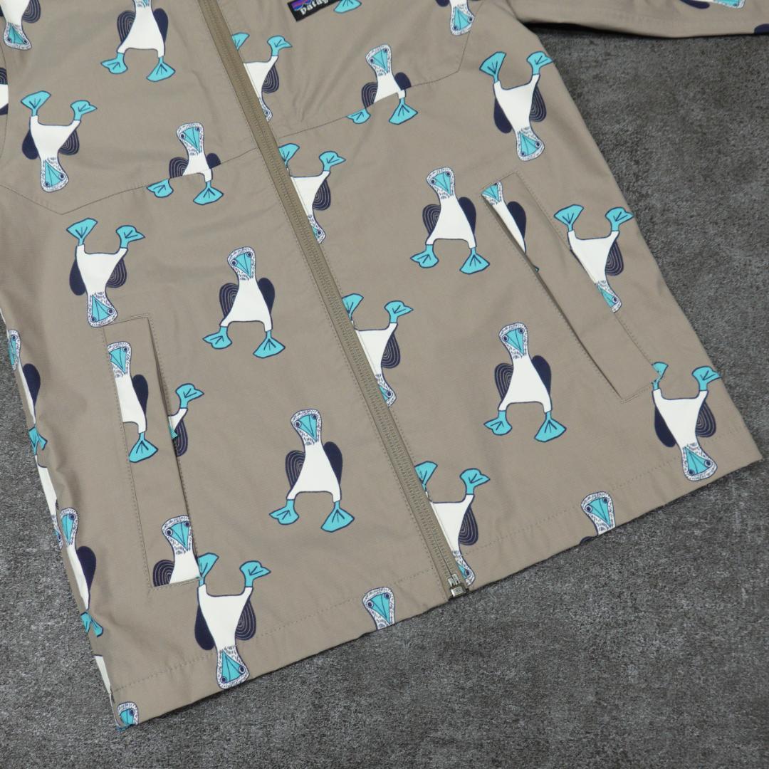 patagonia ベビー トレントシェル3Lジャケット 5T ペンギン 総柄