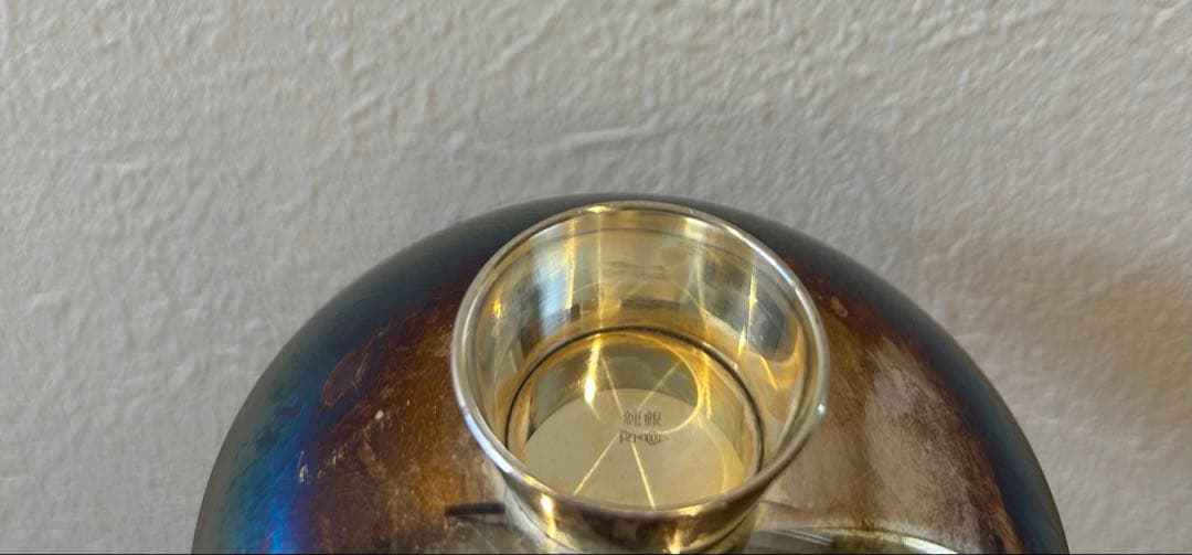 純銀製 銀盃 3点 刻印あり 1000刻印 約215g