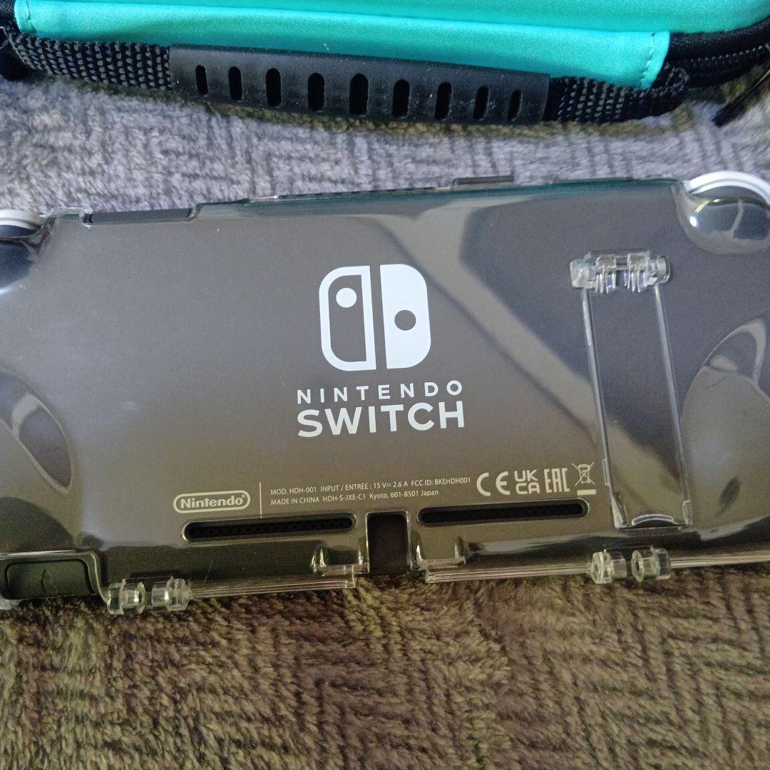 Nintendo Switch Lite クリアデザイン + ケース + 充電器