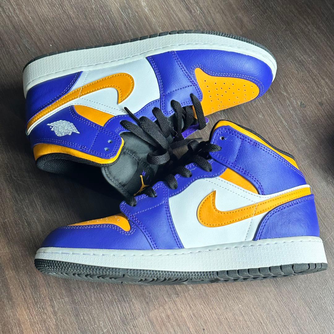 Air Jordan 1 Mid Lakers エアジョーダンワンレ イカーズ