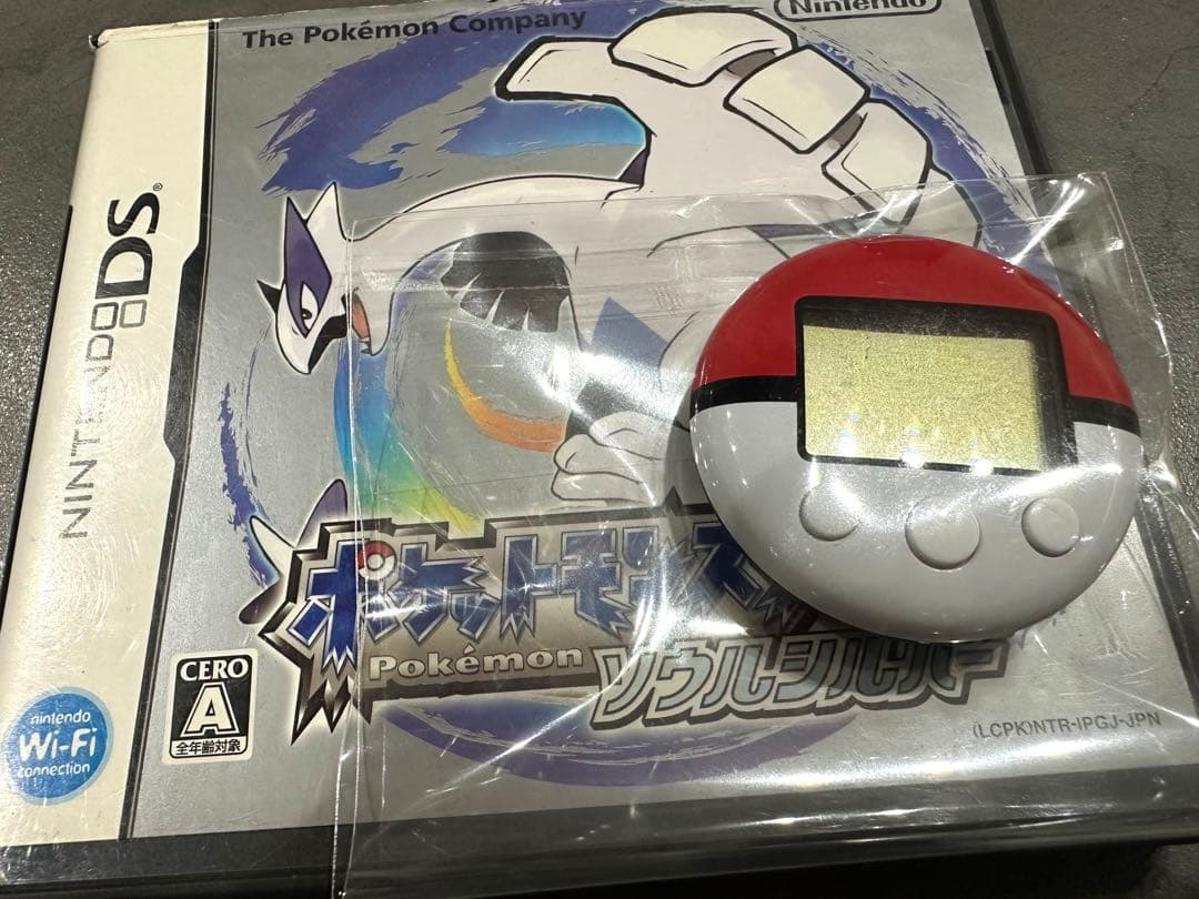 ポケットモンスター　ソウルシルバー　ポケウォーカー付　状態(A)