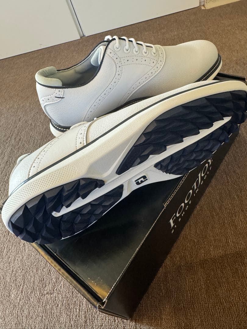 【新品】FJ トラディションズ スパイクレス ゴルフシューズ 25cm