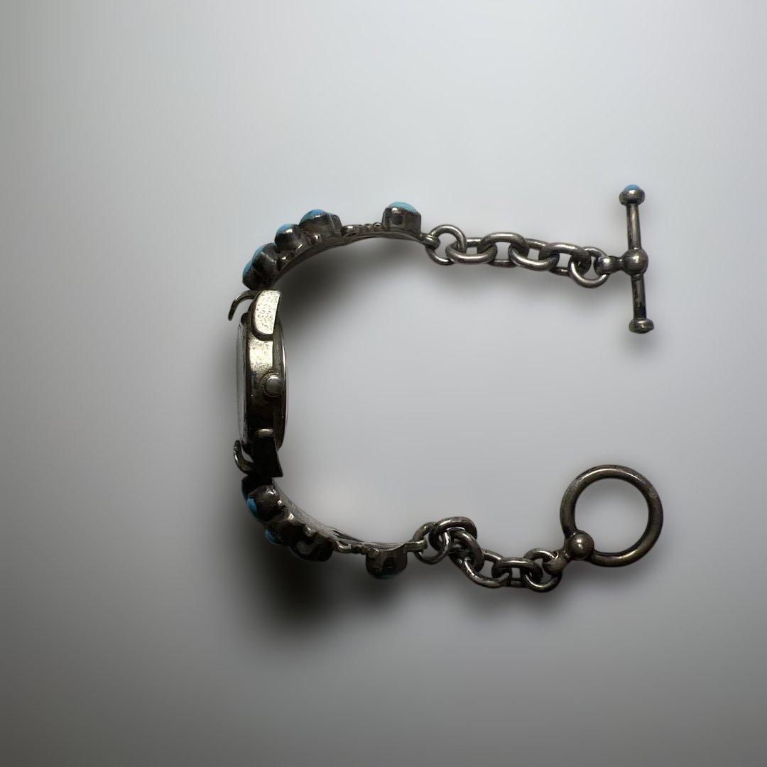 Leo Feeney ターコイズ Sterling シルバー 腕時計 ネイティブ