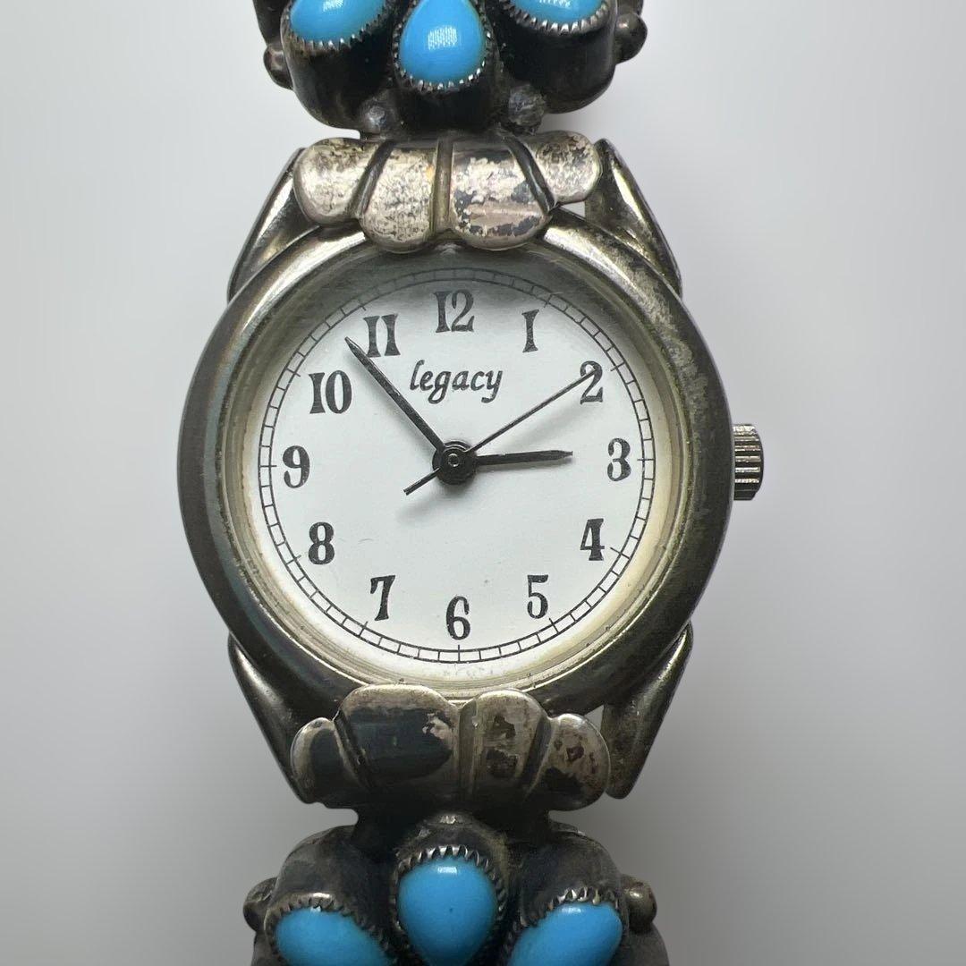 Leo Feeney ターコイズ Sterling シルバー 腕時計 ネイティブ