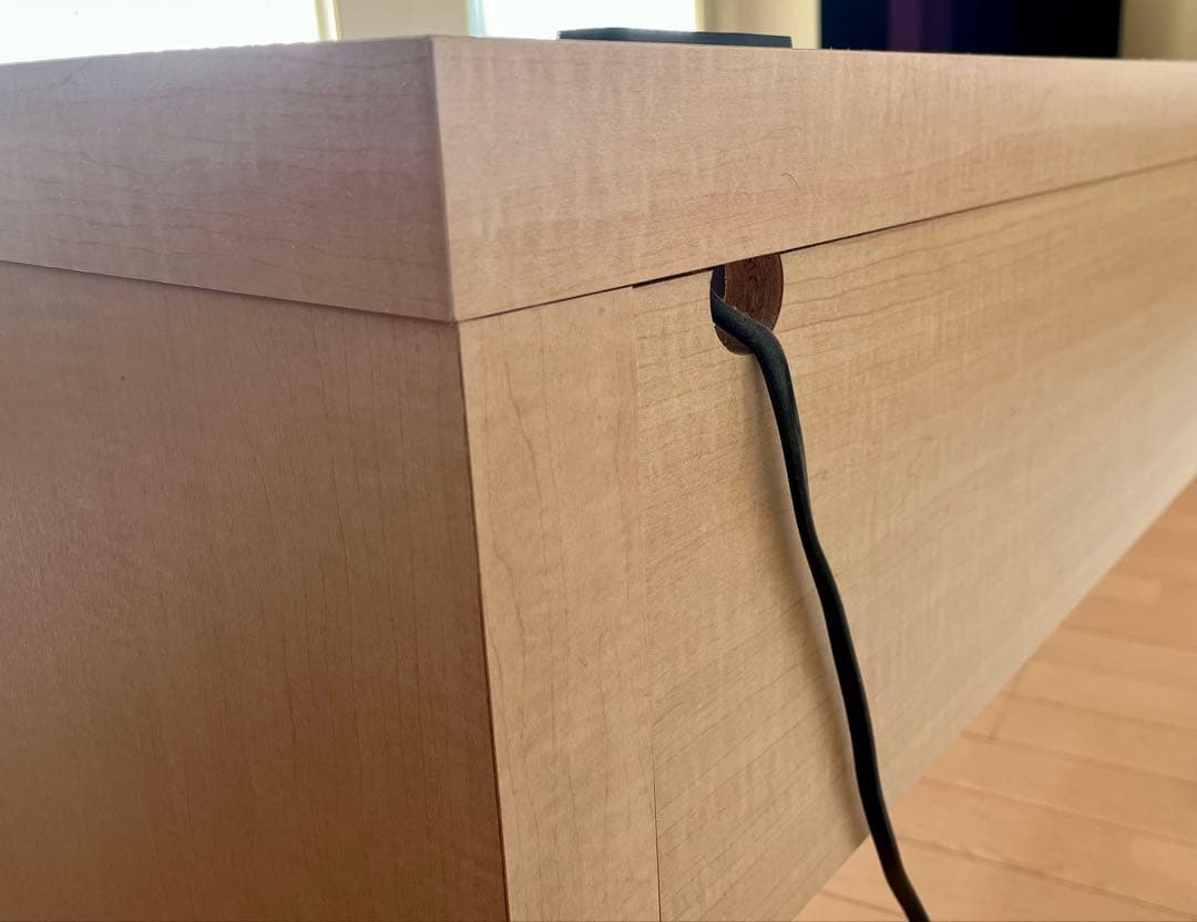 匿名送料無料 幅2m10cmナチュラルウッド シンプルデスク