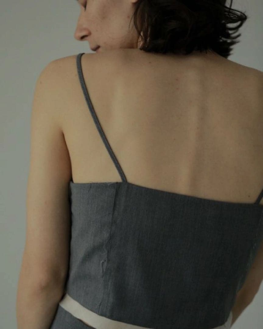 anuke アンヌーク Cutoff Twill Bustier