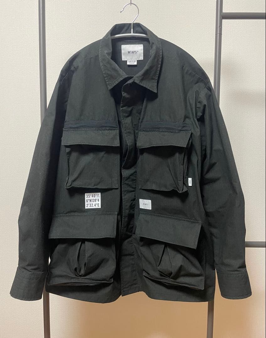WTAPS ジャングルシャツ BLACK Lサイズ DECENDANT