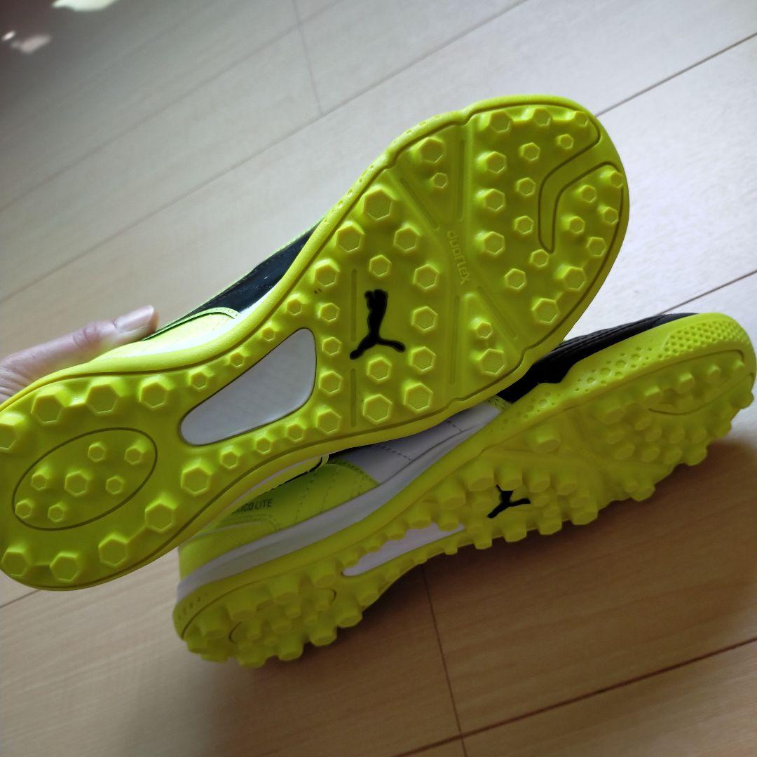 Puma パラメヒコライト 黒/白/蛍光イエロー25cm