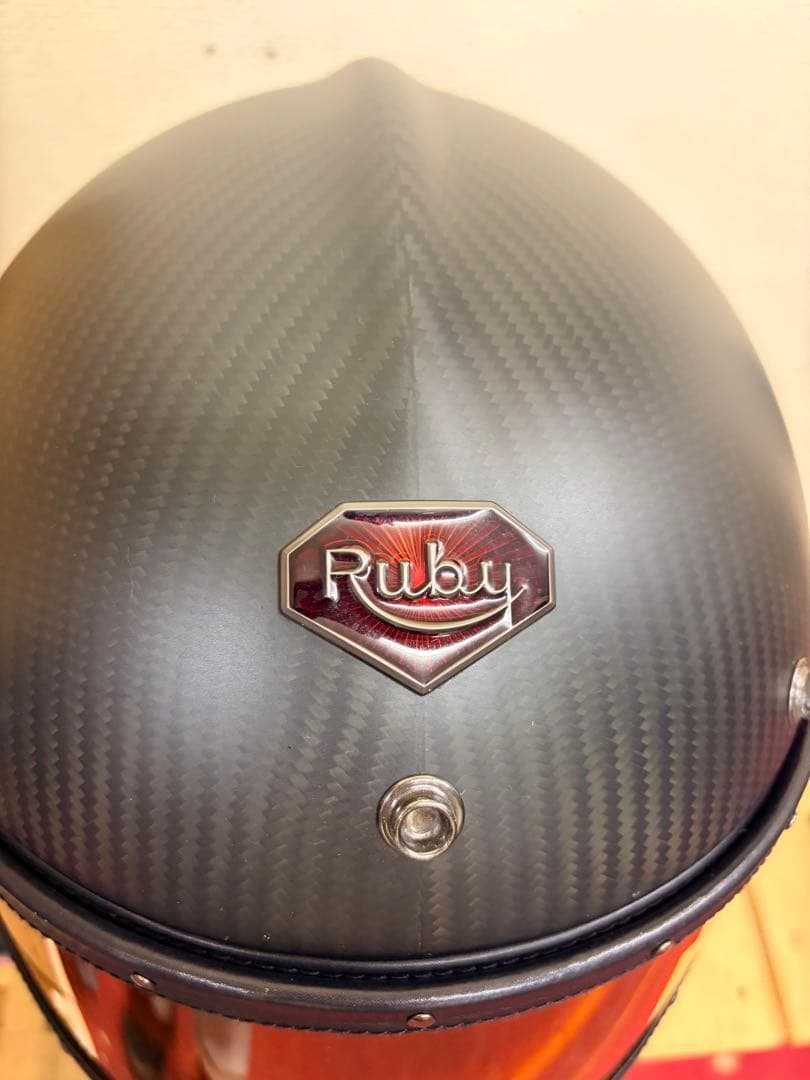 Ruby フルフェイスヘルメット (装飾品)カーボンファイバー