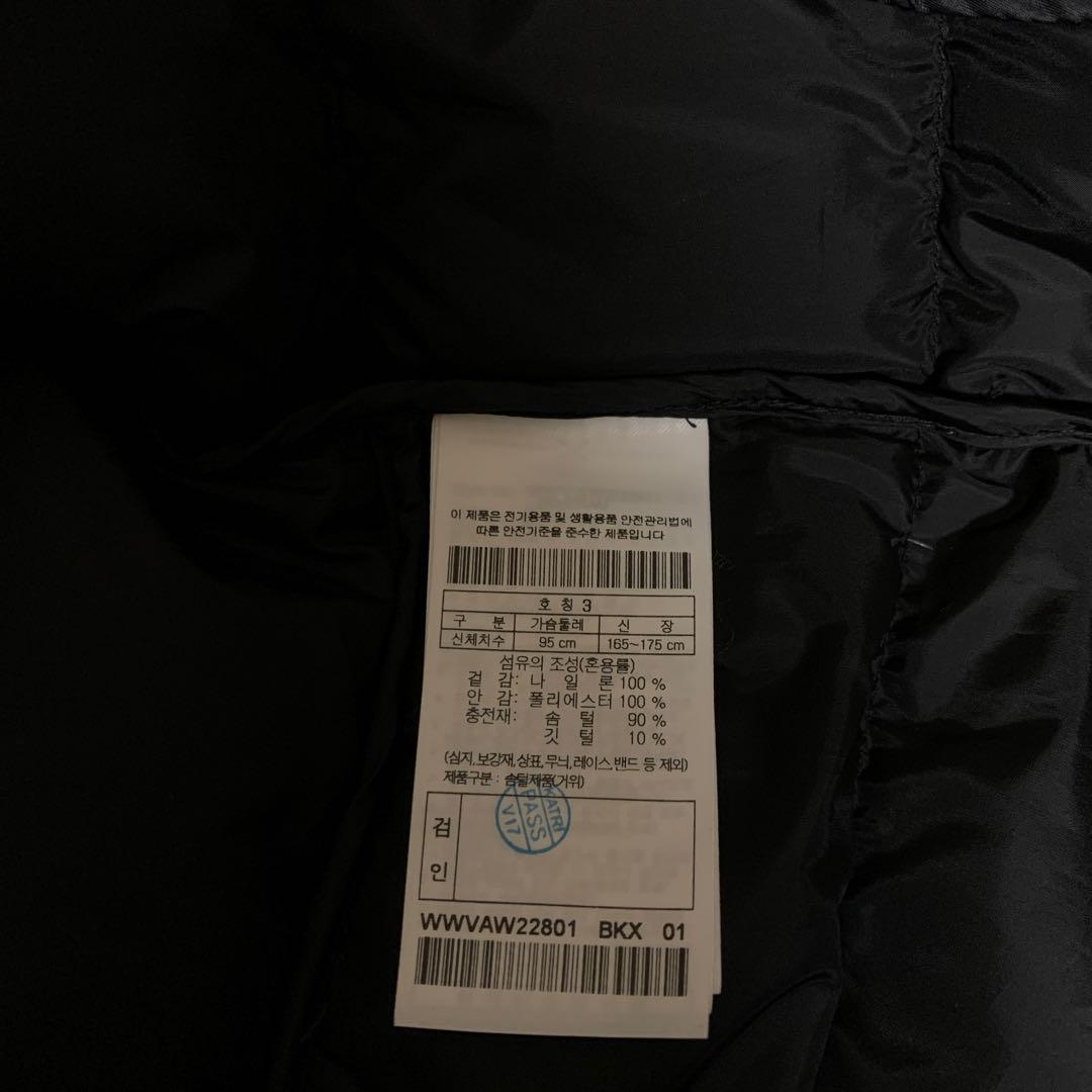 waac レディース　ダウンベスト　黒　秋冬　サイズ3（L相当）