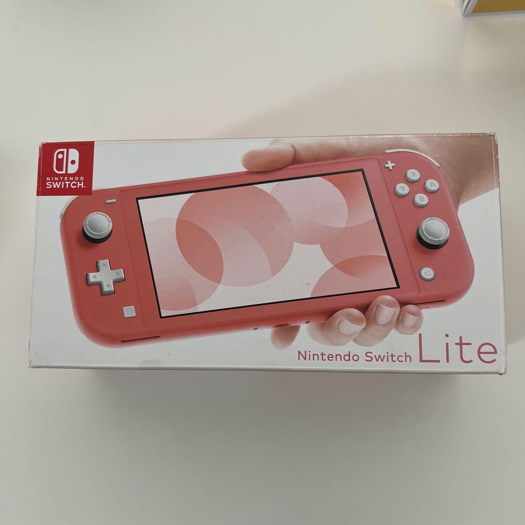 ま*ぁ様 Nintendo Switch Lite ピンク 本体 充電器付き