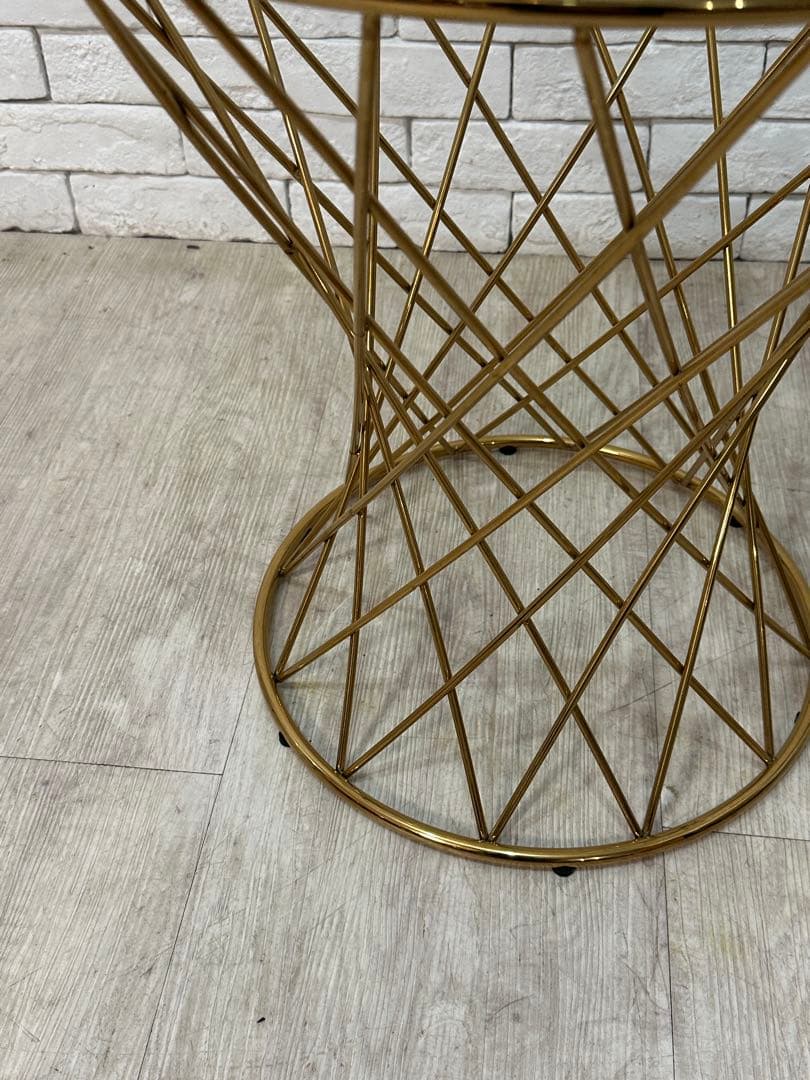 【東京23区配送無料】定価4万円　フランフラン　サイドテーブル　ガラス　センター