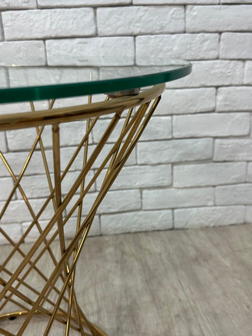 【東京23区配送無料】定価4万円　フランフラン　サイドテーブル　ガラス　センター