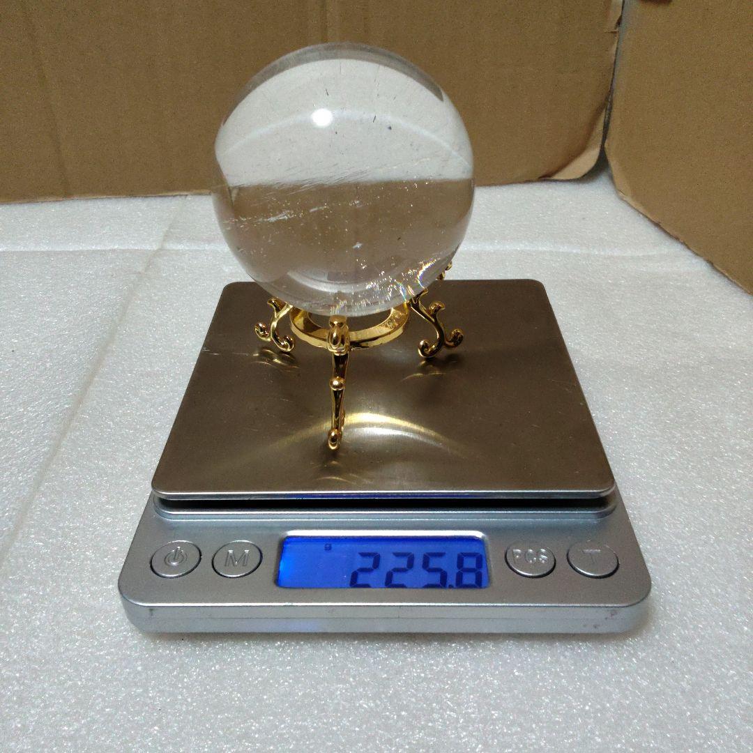 クリスタルクォーツスフィア2個セット売り　水晶丸玉　天然石