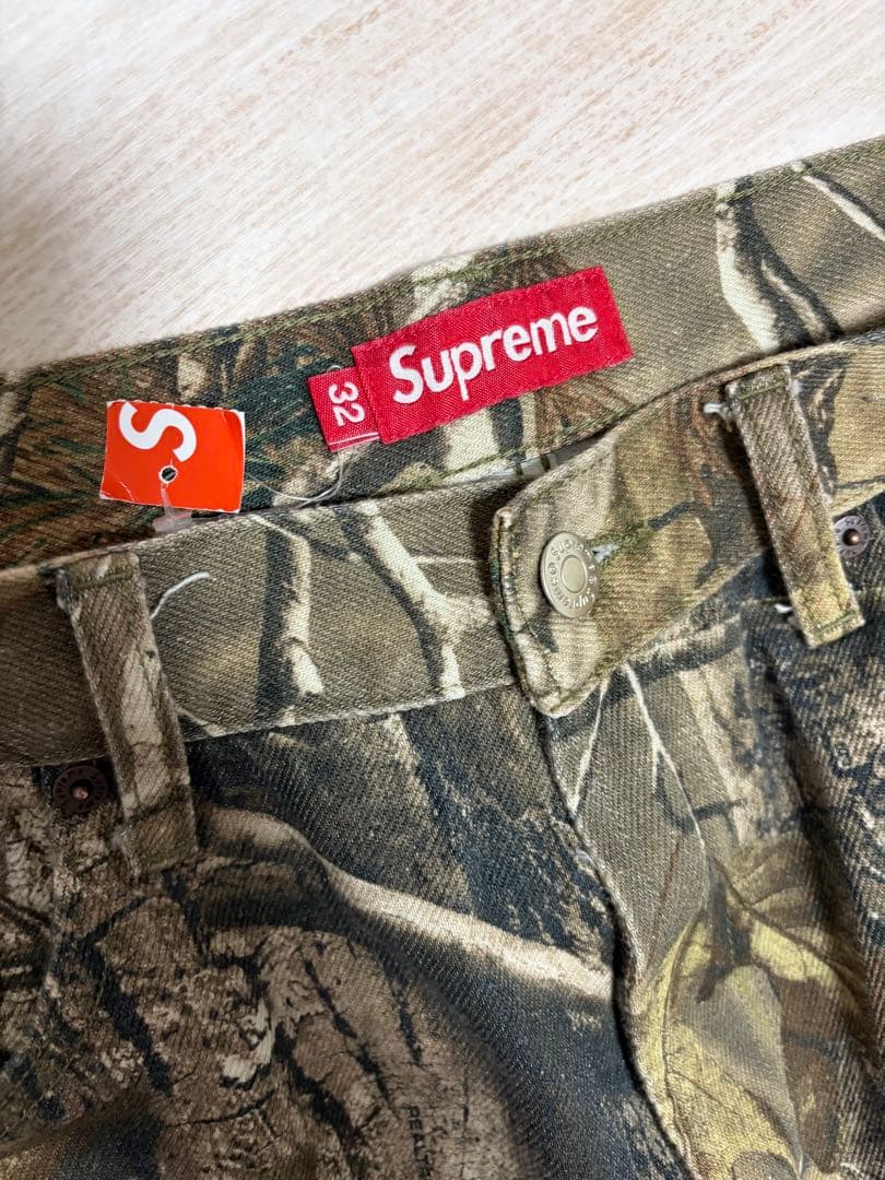 パンツ 32 Supreme Baggy Jean Realtree AP Camo