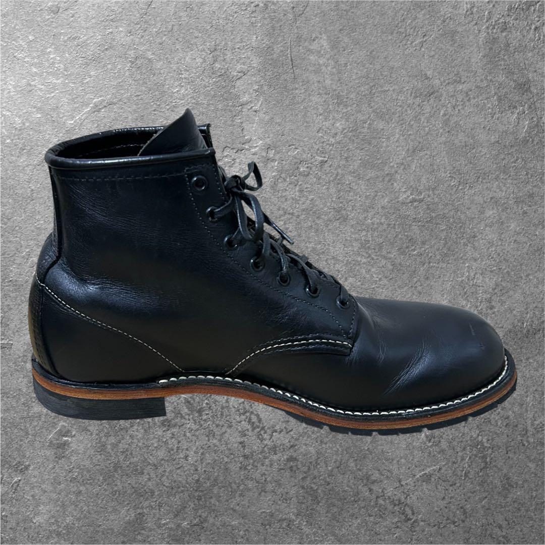 27.5cm RED WING 9014 BECKMAN ワークブーツ 本革 黒