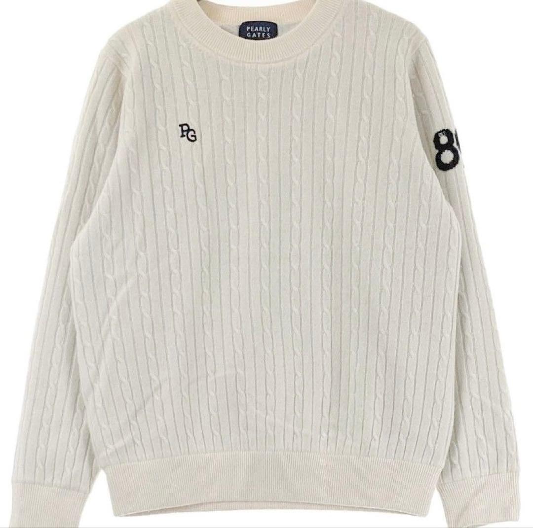 パーリーゲイツ　裏地付カシミヤセーター　サイズ1