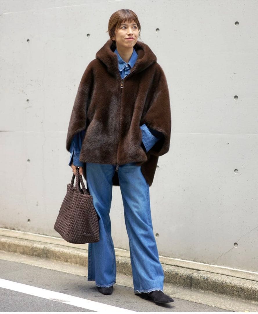 LOU ANDREA/ルーアンドレア ECO FUR BZ エコファーブルゾン