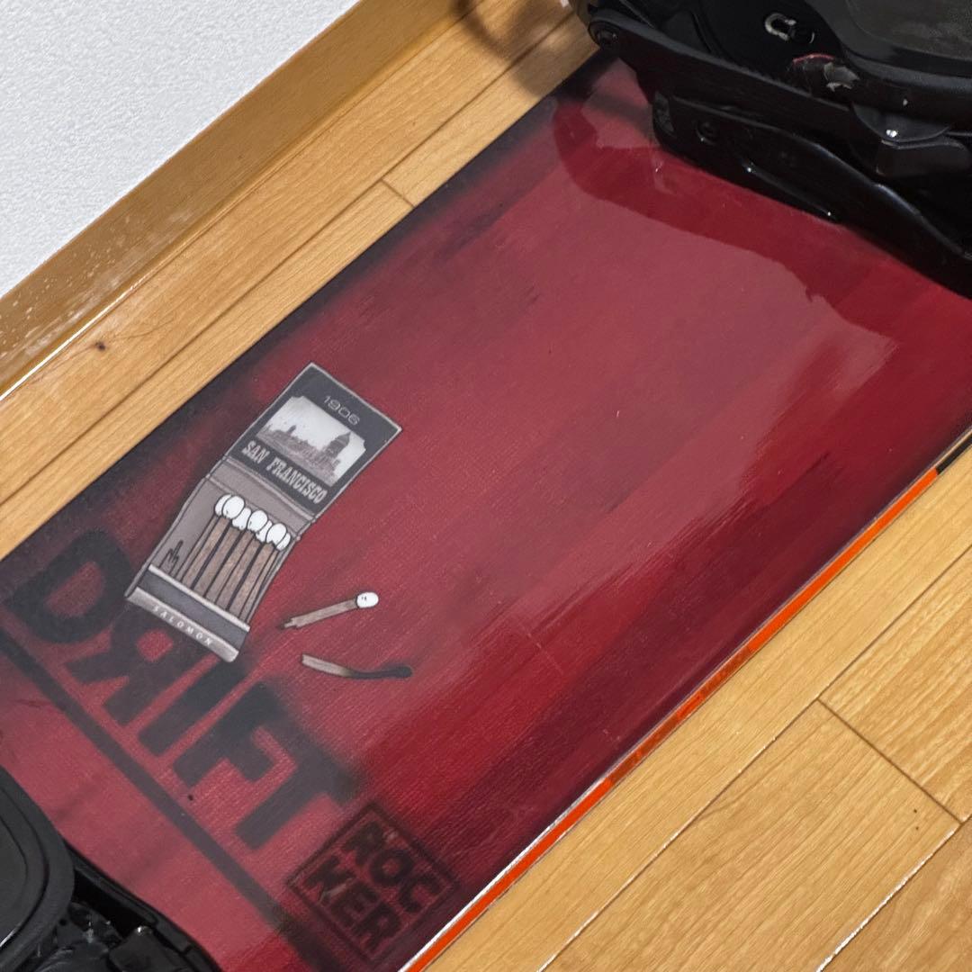 スノーボードセットSALOMON×DRAKE 152cm ビンディングL