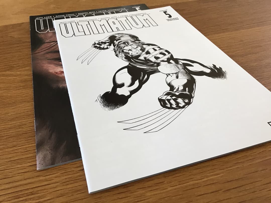 アルティメイタム #5 レア表紙　DellOtto アメコミリーフ 2冊