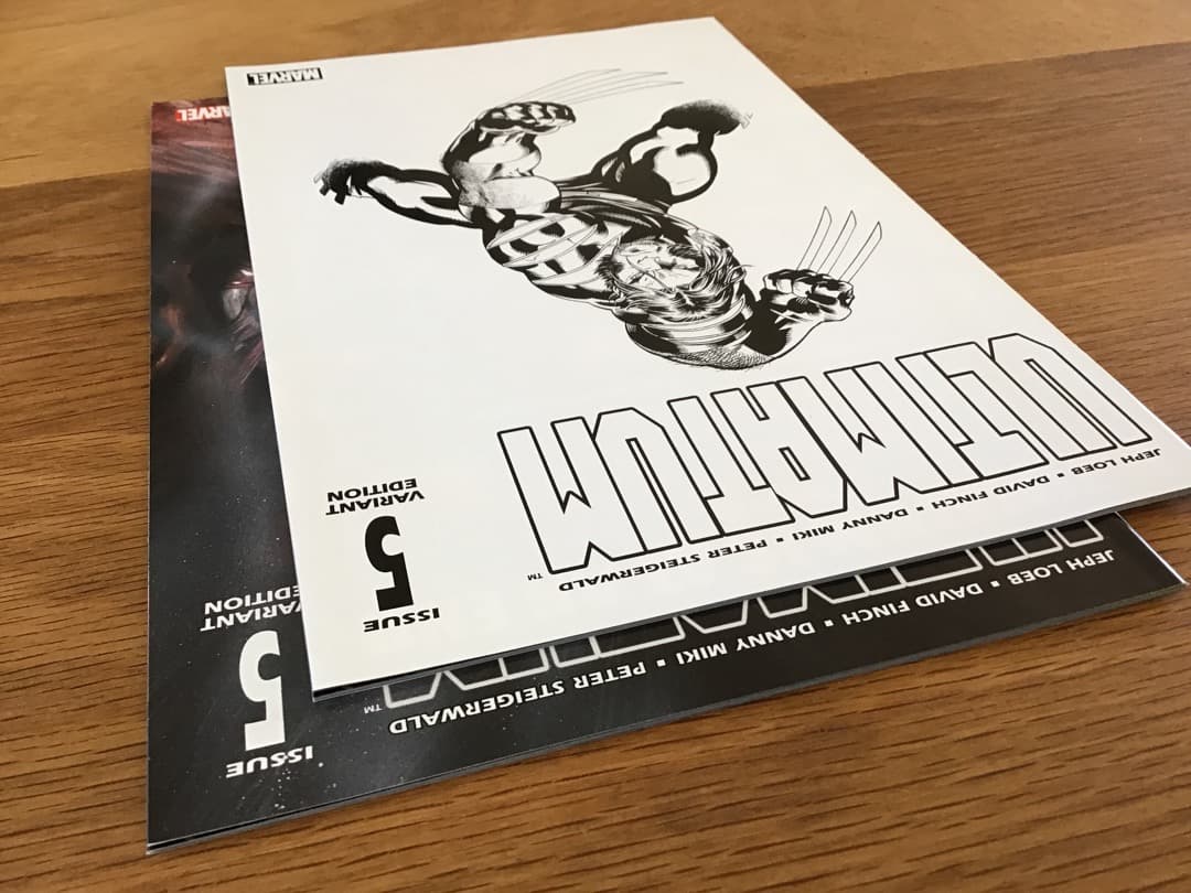 アルティメイタム #5 レア表紙　DellOtto アメコミリーフ 2冊