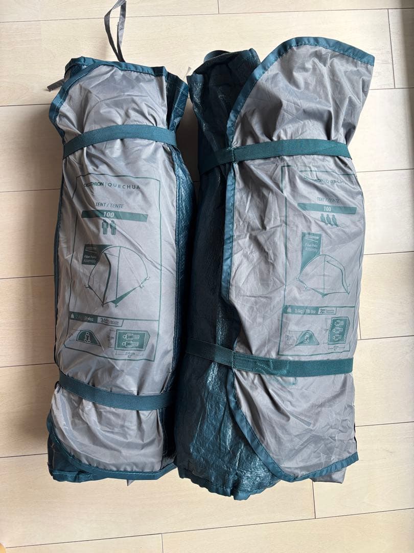 QUECHUA (ケシュア) テント　MH100 3人用　2人用　セット