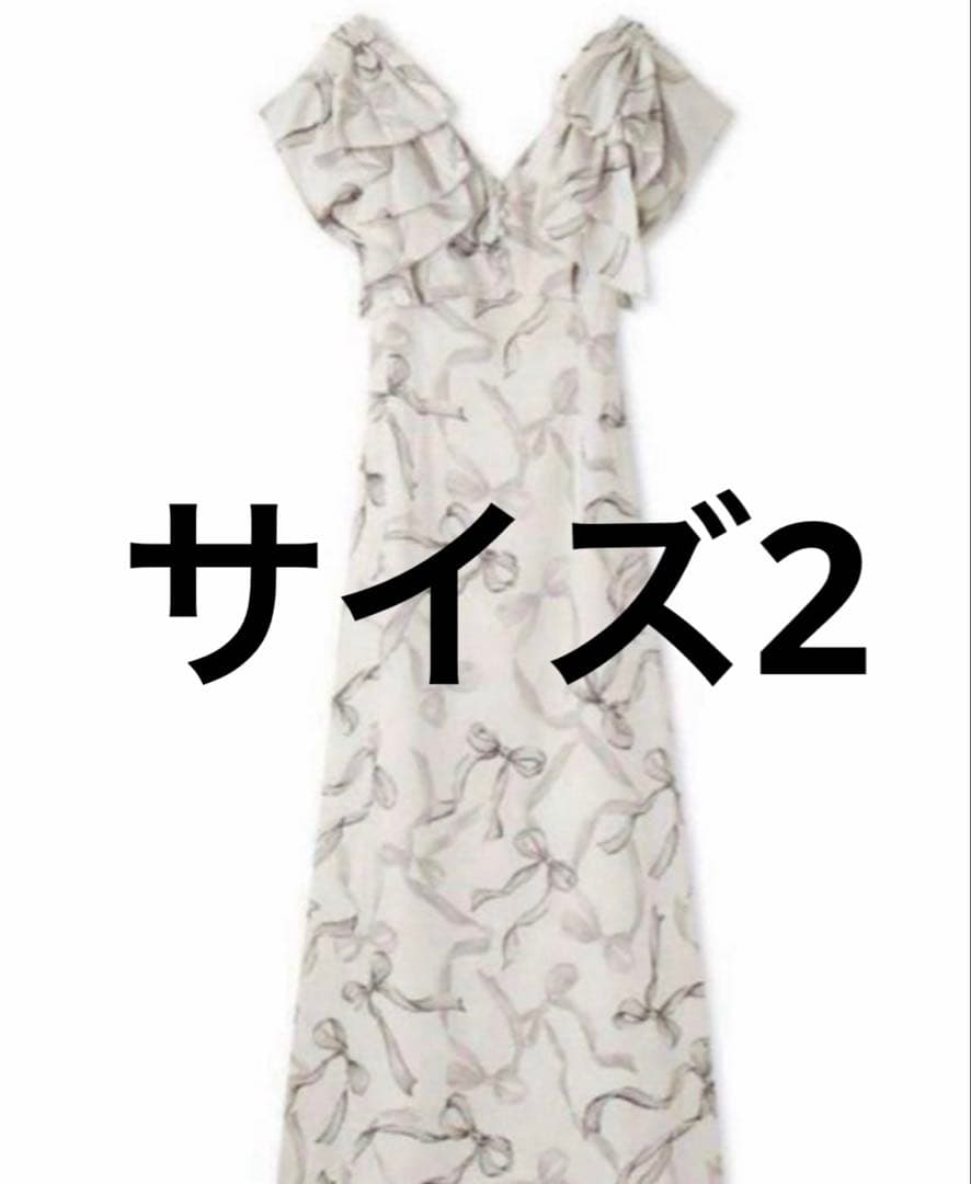 SNIDELリボンスリーブデザインワンピース