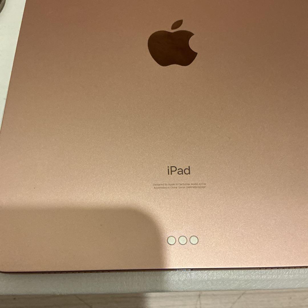Apple iPad Air 4世代　ローズゴールド 本体 + ブラックカバー