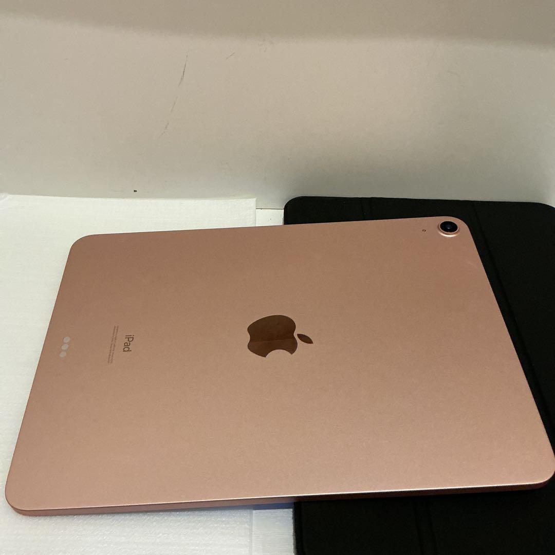 Apple iPad Air 4世代　ローズゴールド 本体 + ブラックカバー