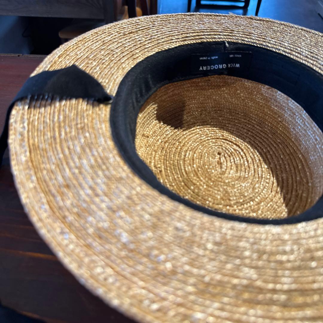 《WICA GROCERY / ウィカグロサリー》Straw Hat 麦わら帽子