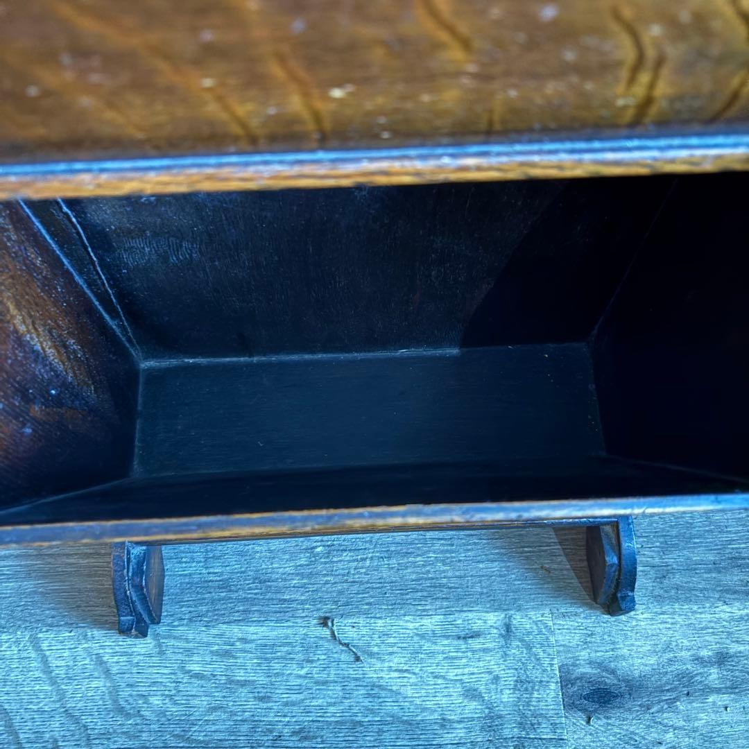 ヴィンテージ　マガジンラック　無垢材　アンティーク