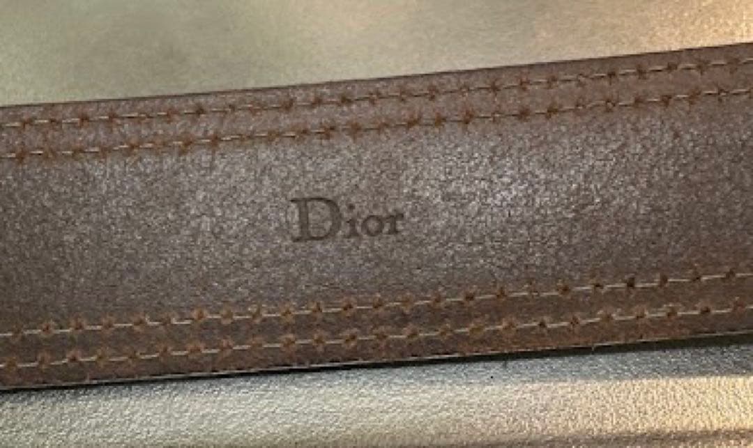 稀少】Dior Homme 05SS 3本ステッチ レザーベルト エディ期 80